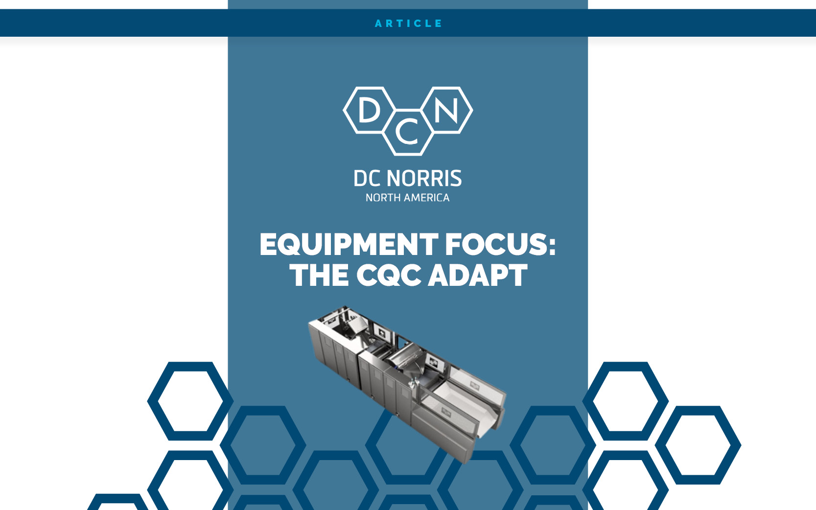 DC Norris North America Equipment Focus: The CQC Adapt