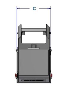 MODEL 160 INDUSTRIAL CAN OPENER top RENDERING BY DC NORRIS NORTH AMERICA