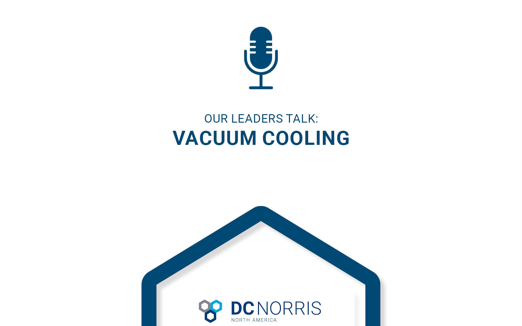 an image of a blue microphone icon is on a white background. Below it is a title that reads 
